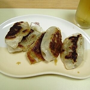 油なしで焼けたぁ!　ジューシー★餃子の焼き方